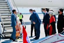 Presiden Jokowi tiba di Rzeszow, Polandia