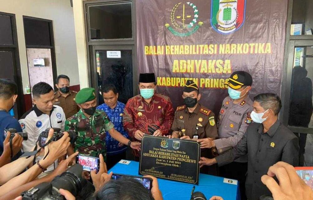 Top...!Kejari Pringsewu Resmikan Balai Narkotika Adhyaksa