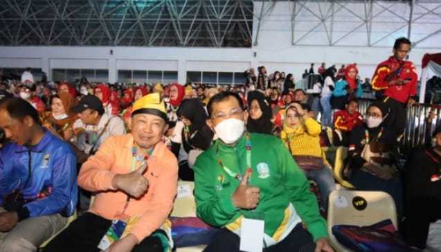 Kadis Kominfo Mewakili Khofifah Menghadiri Pembukaan Fornas Palembang Sumatera Selatan