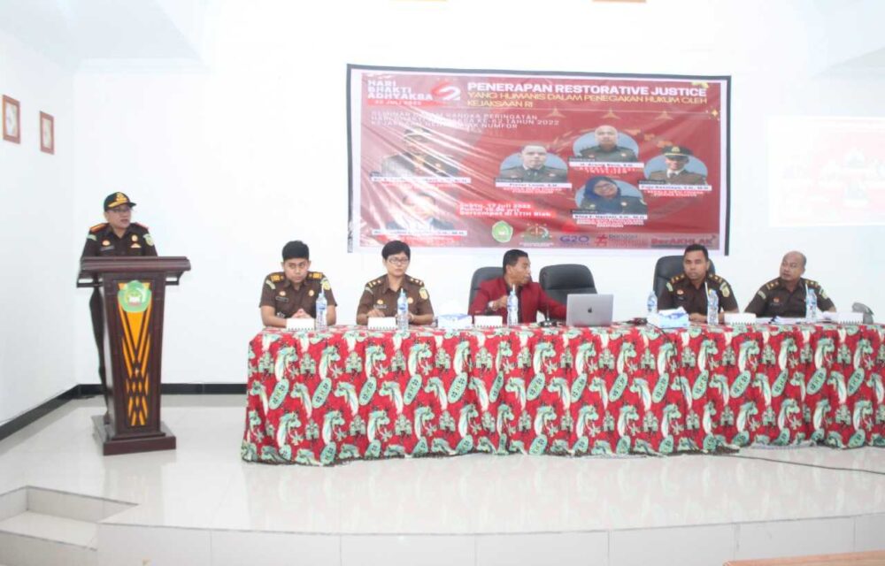 Top...!Kejari Biak Numfor Gelar Seminar Restorative Justice Bersama Mahasiswa Stih