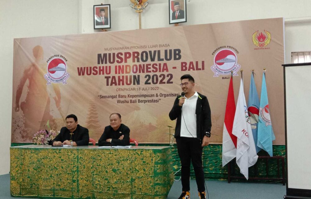 Aklamasi, Ajus Pimpin Wushu Bali