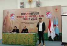 Aklamasi, Ajus Pimpin Wushu Bali