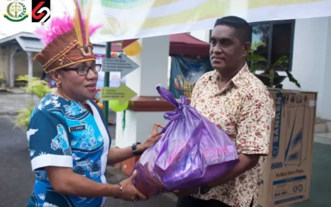 HBA ke 62, Kejari Biak Sampaikan Amanat Jaksa Agung