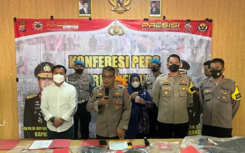 LUAR BIASA…Polres Serang Ringkus Pelaku Pembunuh Istri
