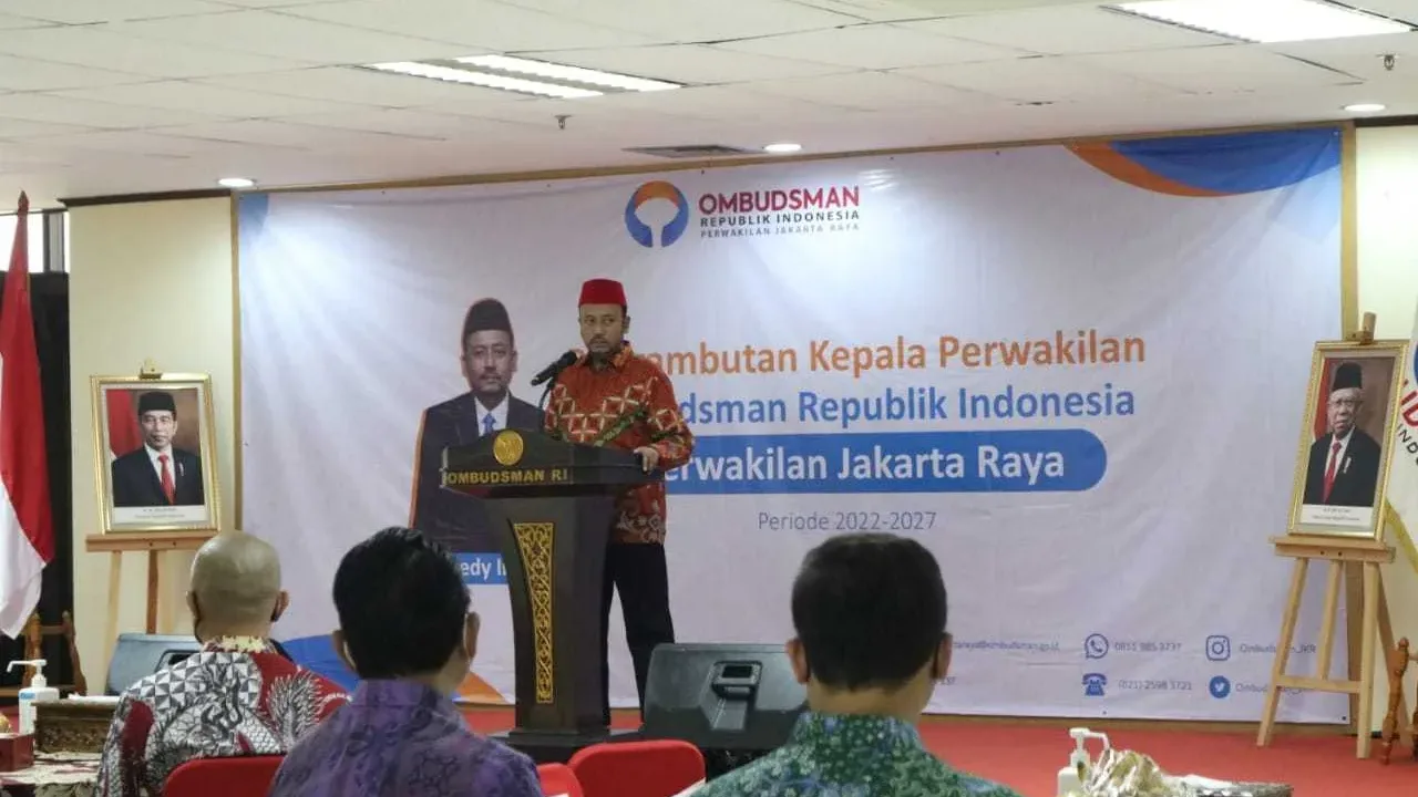 Pesan Mohammad Najih Usai Penyambutan Kaper Ombudsman Jakarta Raya Dedy Irsan