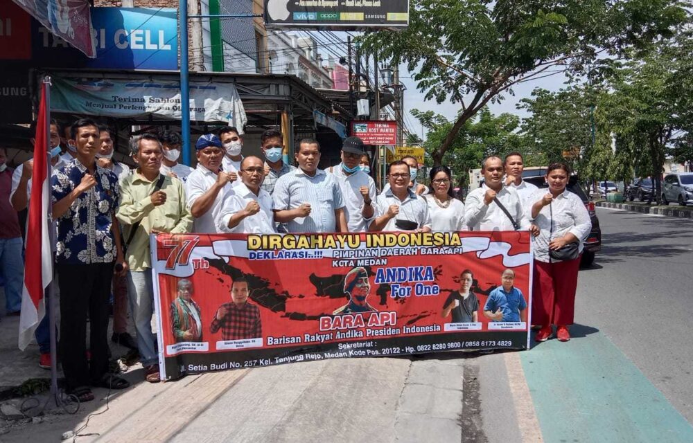 Sah...!Bara Api Medan Deklarasi Andika Capres 2024