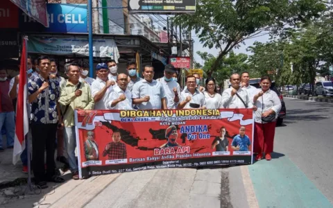 SAH…Bara API Medan Deklarasi Andika Capres 2024