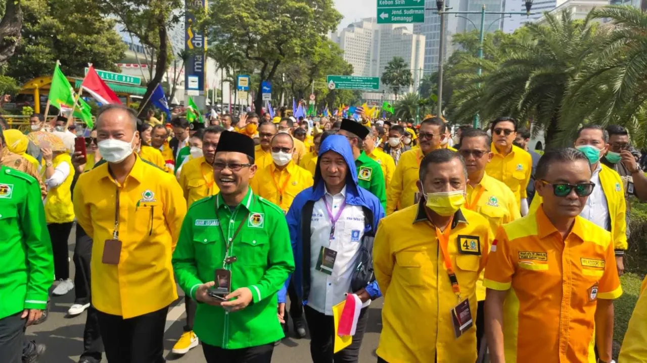 KIB Daftar ke KPU, Politisi Golkar Optimis Menang