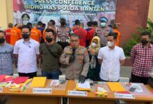 Polda Banten Sikat 24 Pelaku Perjudian