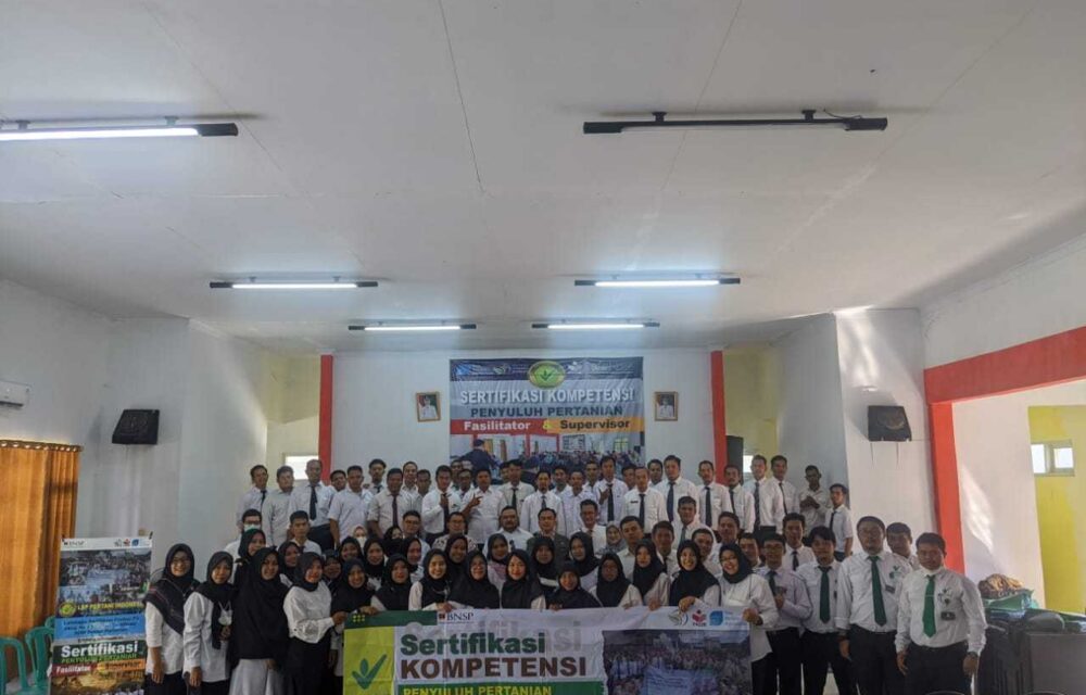 Lsp Pertani Indonesia Gelar Sertifikasi Penyuluh Pertanian Di Kabupaten Indramayu