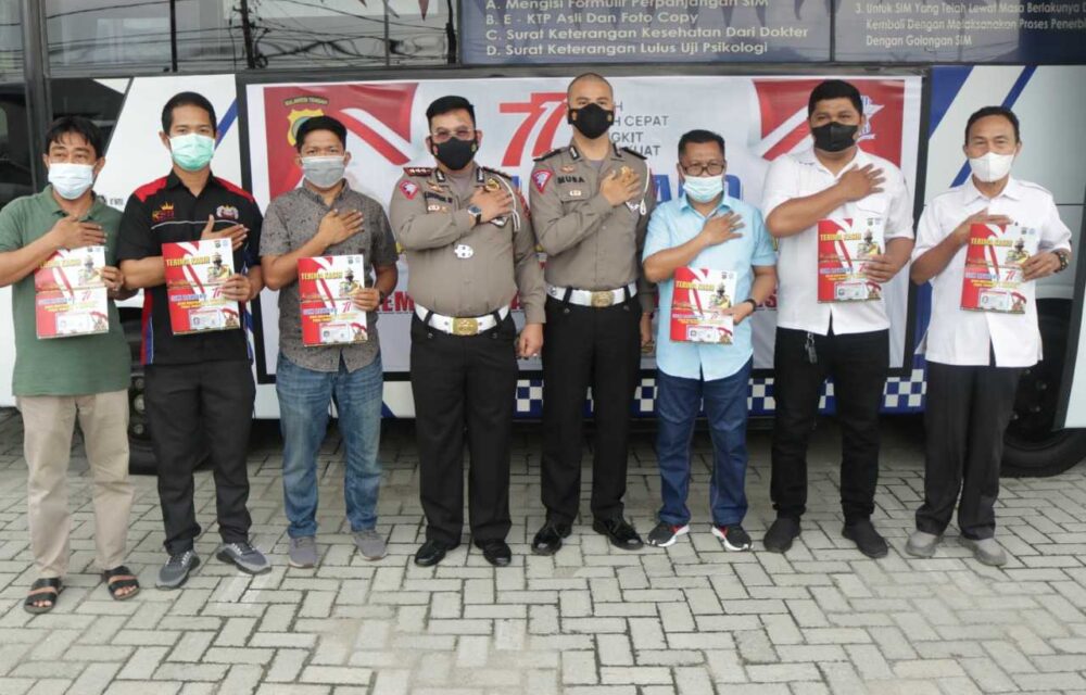 Peringati Hut Ri, Polda Sulteng Berikan Sim Reward