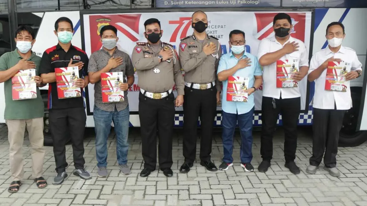 Peringati HUT RI, Polda Sulteng Berikan SIM Reward