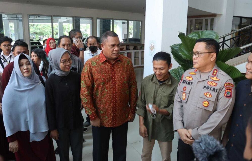 Kapolda Gorontalo Temui Rektor Ung Minta Yunus Diberikan Sanksi