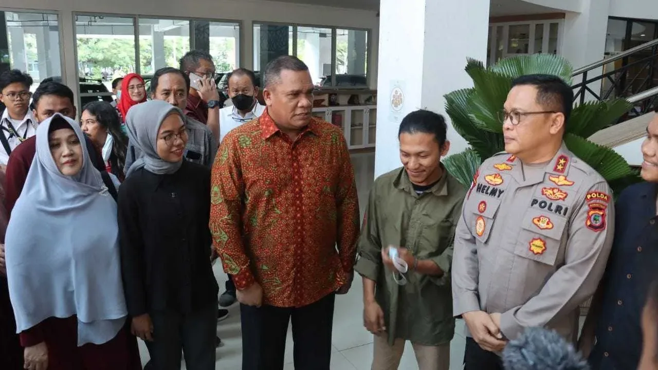 Kapolda Gorontalo Temui Rektor UNG Minta Yunus Diberikan Sanksi
