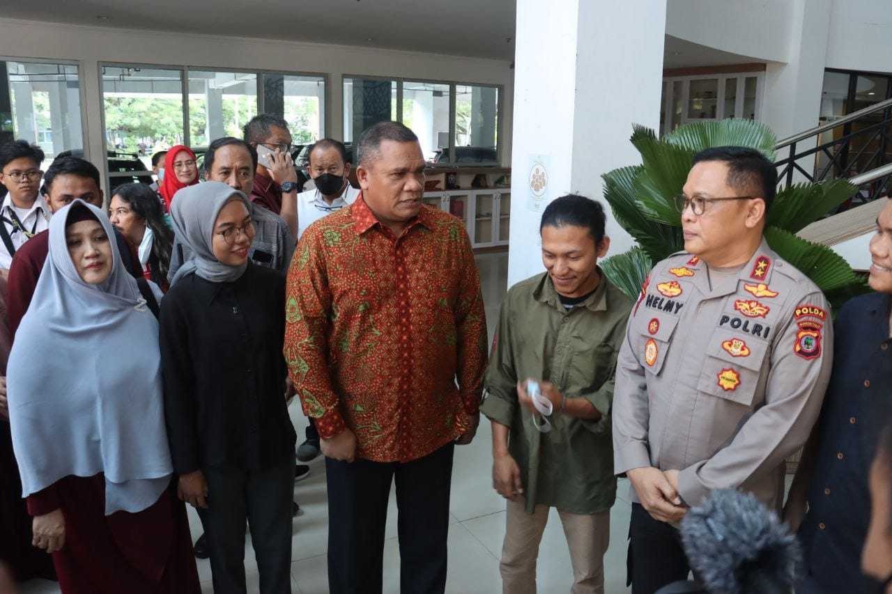 Kapolda Gorontalo Temui Rektor Ung Minta Yunus Diberikan Sanksi
