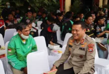 Begini Keseruan Yuk Ngopi Wae Ojol Bareng Kapolda Banten