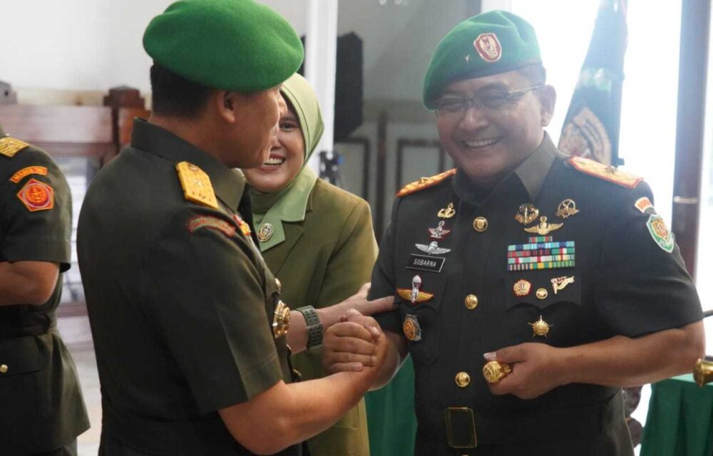 Brigjen Tni Tatang Subarna Kini Jabat Danrem 064 Maulana Yusuf