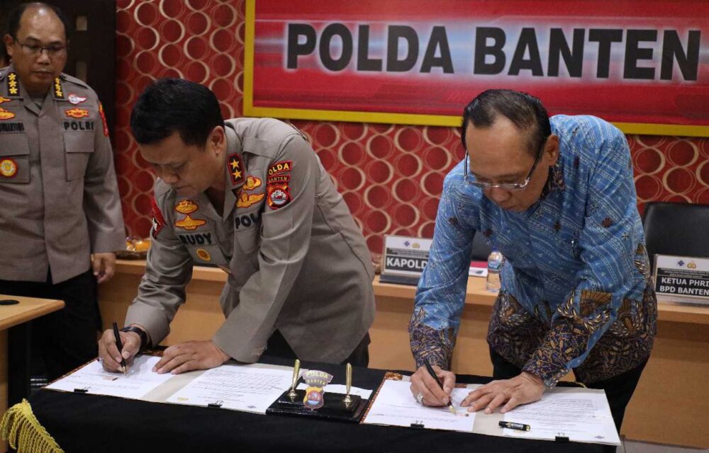Polda Banten Jalin Mou Bersama Phri, Begini Manfaatnya