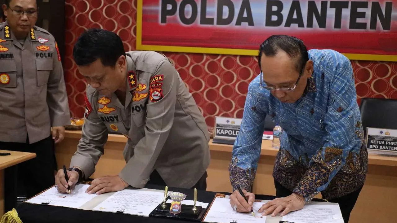 Polda Banten Jalin MoU Bersama PHRI, Begini Manfaatnya