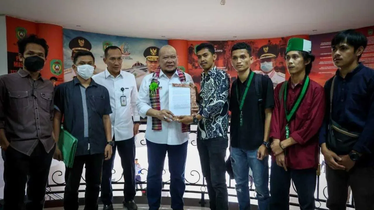 Ketua DPD RI Terima Aspirasi PB HMI MPO Terkait Konflik Lahan