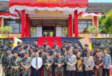 Dirpamobvit Polda Banten Hadiri Pengukuhan Batalyon C Satbrimob Polda Banten
