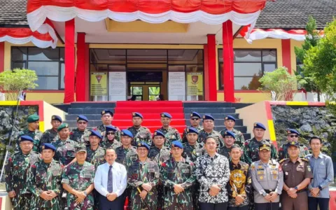 Dirpamobvit Polda Banten Hadiri Pengukuhan Batalyon C Satbrimob Polda Banten