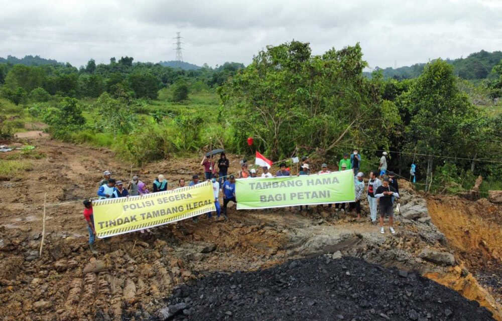 Bongkar...!Petani Di Makroman Samarinda Sita Alat Berat Tambang Ilegal