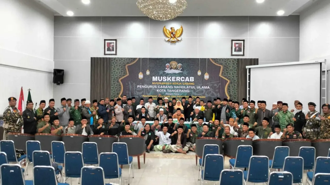 Muskercab Perdana PCNU Kota Tangerang Bertempat di Gedung Kemnaker RI Cianjur
