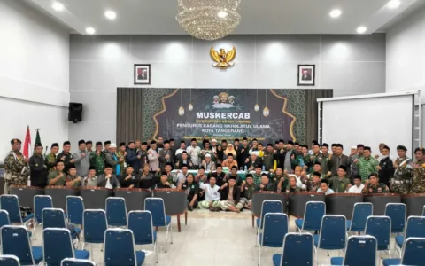 Muskercab Perdana PCNU Kota Tangerang Bertempat di Gedung Kemnaker RI Cianjur