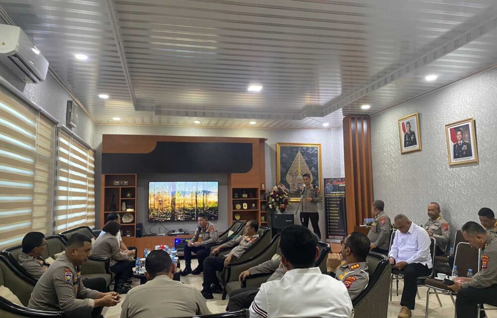 Polda Banten Gelar Coffe Morning Bersama Pju