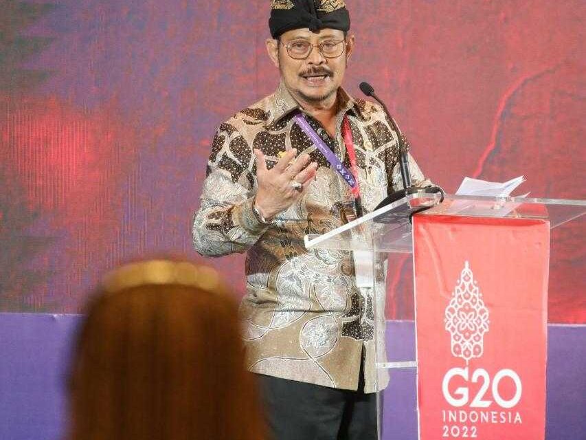 Gas Terus..! Mentan Syl Ajak Dunia Implementasikan Pertanian Digital