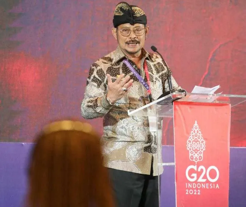 Gas Terus. Mentan SYL Ajak Dunia Implementasikan Pertanian Digital