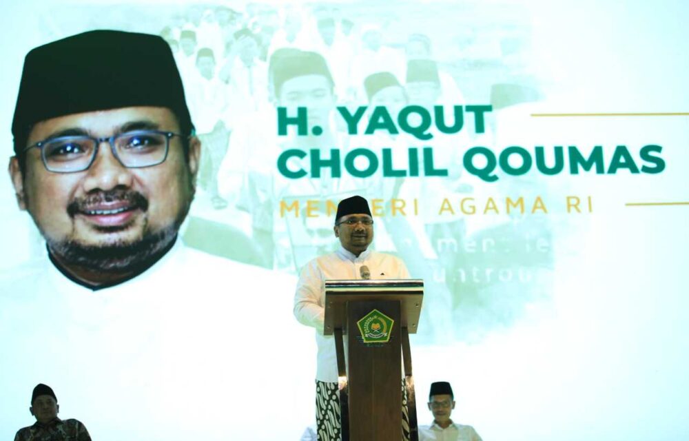 Launching Peringatan Hari Santri 2022, Menag: Jawab Kebencian Dengan Prestasi