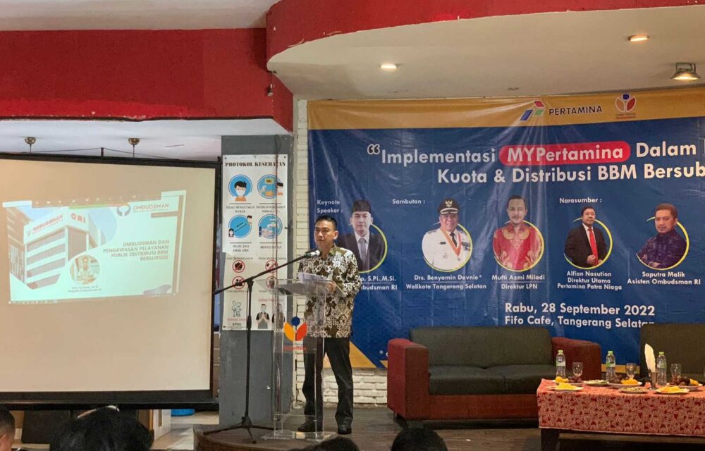 Berjalan Kah...!!!Ombudsman Ri Membatasi Regulasi Distribusi Bbm