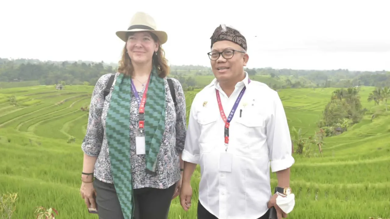 Mantap. Kementan Perkenalkan Praktik Pertanian Berkelanjutan ke Delegasi AMM G20