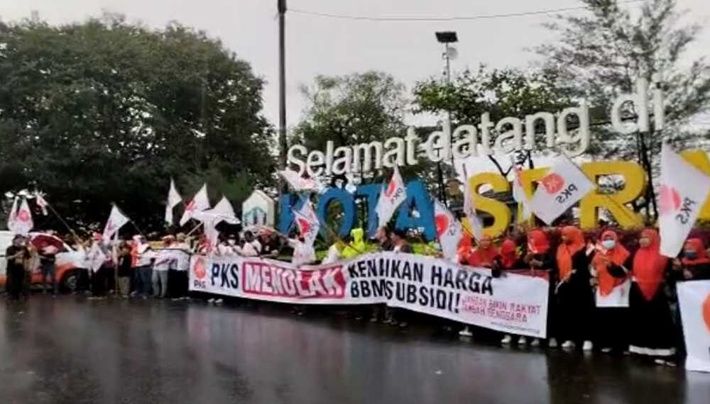 Pks Kota Serang Sampaikan Pesan Masyarakat Soal Penolakan Harga Bbm