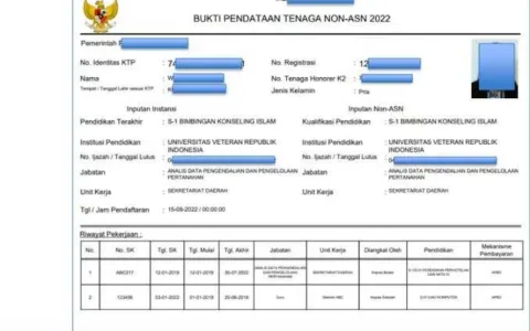 Syarat Pendataan Non ASN dan Cara Daftarnya!