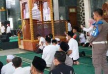 Sukseskan Tabligh Akbar Di Masjid Al-Amjad, Puluhan Satpol Pp Berjaga Disetiap Titik
