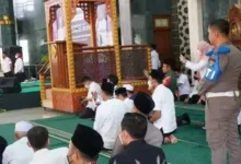 Sukseskan Tabligh Akbar di Masjid Al-amjad, Puluhan Satpol PP Berjaga Disetiap Titik