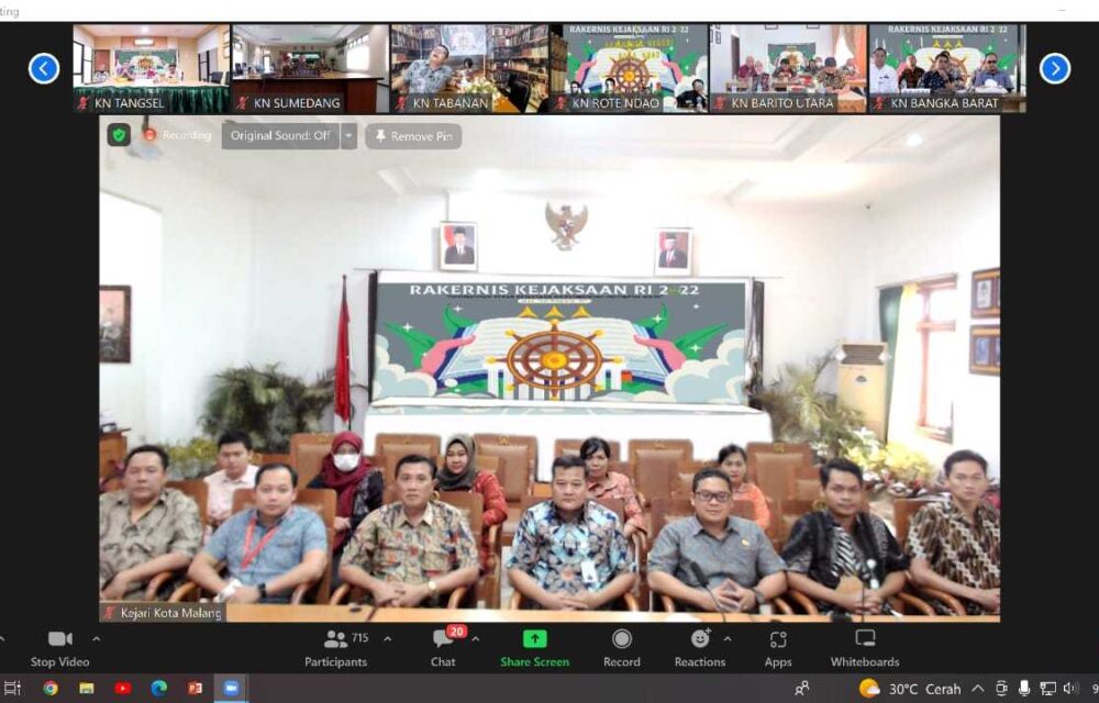 Penutupan Rakernis Kejaksaan Ri 2022