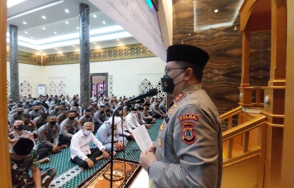 Tragedi Kanjuruhan, Polda Gorontalo Gelar Sholat Ghoib
