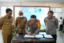 Kapolda Gorontalo Pimpin Upacara PTDH Personil