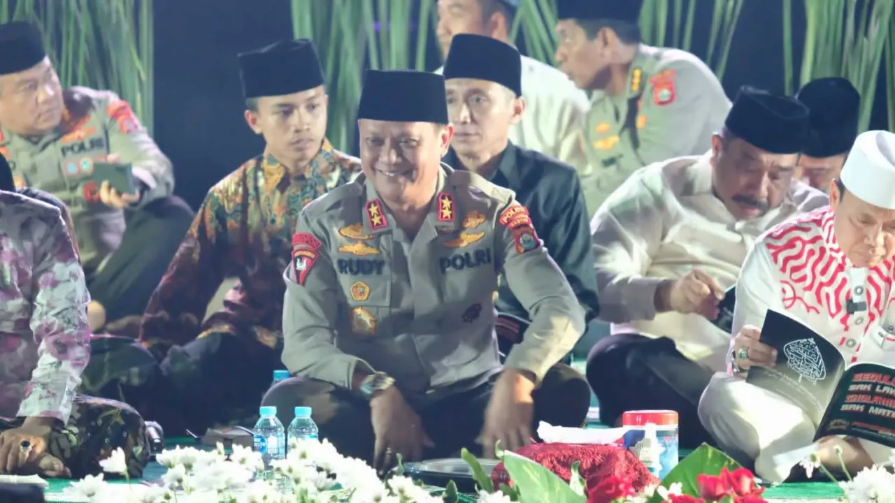 Peringati Maulid Nabi Muhammad SAW, Polda Banten Gelar Dzikir dan Sholawat Bersama