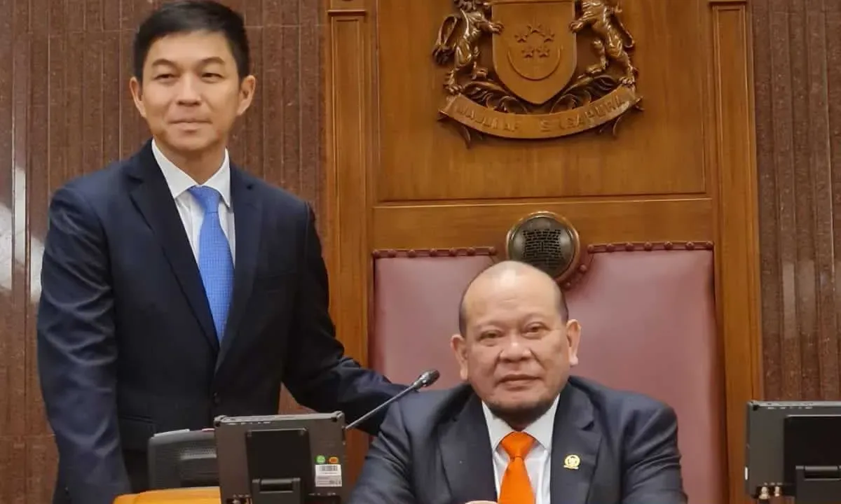 Bertemu Ketua Parlemen Singapura, Ketua DPD RI Cerita Soal PT 20 Persen Di Indonesia