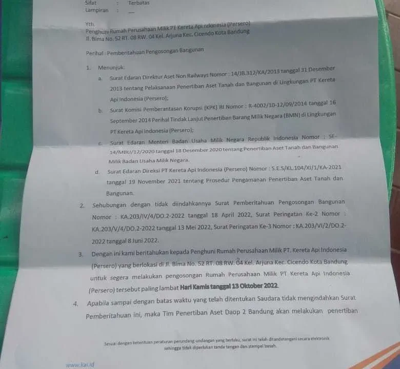 Pak Jokowi, Kapan Lindungi 70 Ribu Penghuni Rumah
