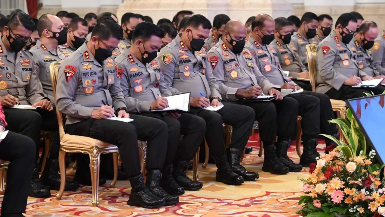 PECAT…Berikut Lima Arahan Jokowi Wajib Kepolisian Lakukan