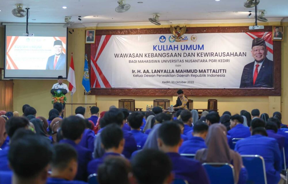 Ketua Dpd Ri Paparkan Penyebab Apbn Selalu Minus Ketika Isi Kuliah Umum Di Unp Kediri