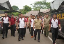 Diawali Ujung Barat Pulau Jawa, Guyub TNI-Polri Buat Indonesia Bergetar