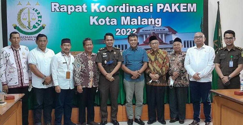 Cegah Aliran Sesat Muncul, Kejari Kota Malang Lakukan Rapat Koordinasi
