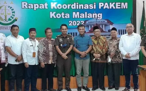 Cegah Aliran Sesat Muncul, Kejari Kota Malang Lakukan Rapat Koordinasi